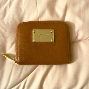Cognac Michael Kors small wallet